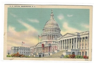 VTG Postcard - 1938 U.S. Capitol, Washington, D.C. - Picture 1 of 2