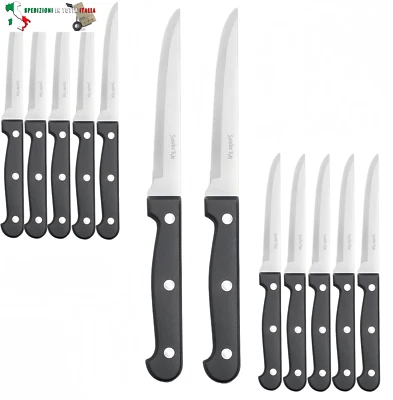 Set coltelli da bistecca, 12/36 pezzi, acciaio inossidabile ad alto tenore di ca - Immagine 1 di 4