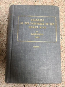 Analysis of the Phenomena Of The Human Mind Books, By James Mill Vol. 1 869 - Picture 1 of 1