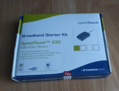 Speedtouch 330 Broadband Starter Kit - USB ADSL Modem - Windows Mac - New Sealed - Image 1 of 4