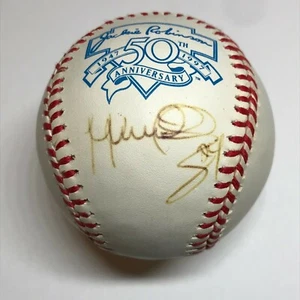 Manny Ramírez firmado/insc. Bola de Jackie Robinson - Indios, Medias Rojas - Auténtico PSA  - Imagen 1 de 5
