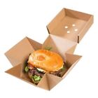 Cardboard Burger Box Clamshell Premium Expandable Gourmet Food Delivery Box