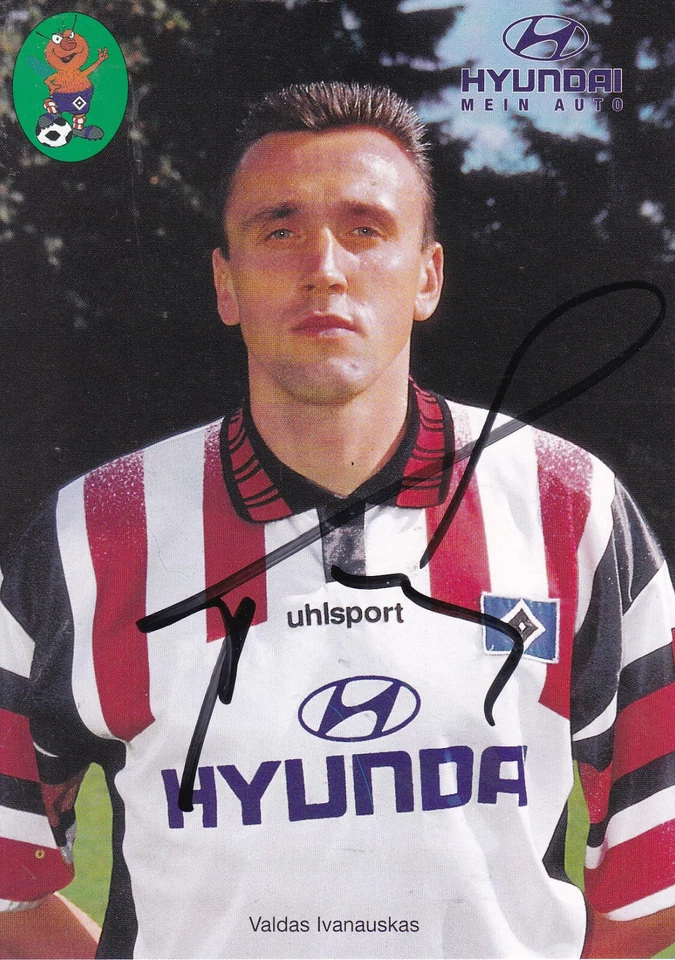 Autogramm - Valdas Ivanauskas (HSV) - 1995/1996 - Bild 1 von 1
