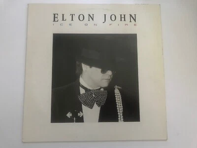 ELTON JOHN ‎– ICE ON FIRE  VINYL LP  ALBUM  RECORD 1985 ORIGINAL 1ST UK PRESS Foto 1 de 4