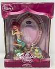 NEW Disney Store Little Mermaid 3.5” x 5” Photo Frame Ariel Flounder Snow Globe