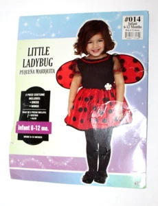 Amscan Baby Little Ladybug 2-Pc Costume 6-12 Mos. Red/Black - Picture 1 of 6