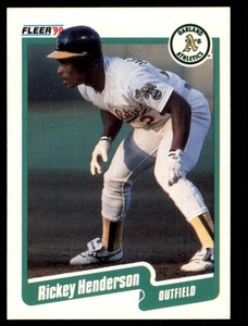 1990 FLEER RICKEY HENDERSON BX2=E141 #10