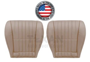 Fits 1997-2002 Chevy Camaro Convertible Front Bottom Seat Cover Perforated Tan - Picture 1 of 22