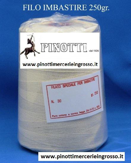 FILO PER IMBASTIRE GR. 250 CONO -100% COT MARCA VASCELLO ORIGINALE MADE IN ITALY - Image 1 of 1