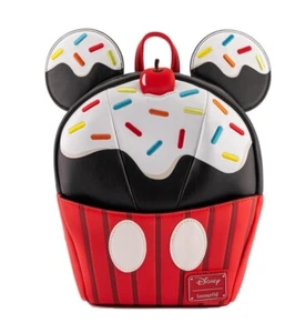 Exclusive - Mickey Mouse Sprinkle Cupcake Cosplay Mini Backpack New & sealed  - Picture 1 of 6