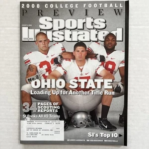 Sports Illustrated 11. August 2008 Ohio State College Football Preview 🏈🔥NEUWERTIG - Bild 1 von 2