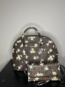STEVE MADDEN Umhängetasche braun BRELLI Handtasche geblümt - Bild 1 von 7