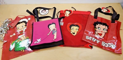 Betty Boop 2005 Bolsas Monederos Eslinga Paquetes Lote de 4 - Navidad Foto 1 de 4