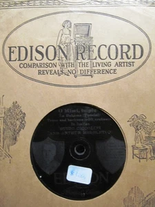 1916 Guido Ciccolini tenor Arthur Middleton BASS BOHEME O Mimi Edison DD 83069 - Picture 1 of 4