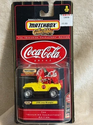 MATCHBOX Coca-Cola Collectibles: 1998 Jeep Wrangler w/Stackable Display - Image 1 of 4