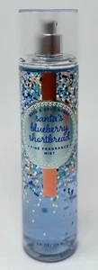 1 BATH & BODY WORKS SANTA'S BLUEBERRY SHORTBREAD FINE FRAGRANCE MIST SPRAY 8OZ - Picture 1 of 3