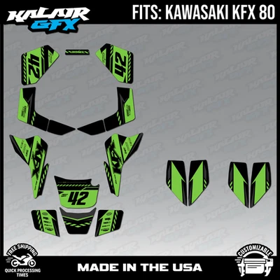 川崎 KFX 80 Lethal 系列图形套件 - Green Shift — 第 1/4 张图片