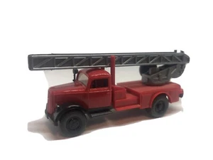 Wiking HO 1/87 Opel Blitz Fire Ladder Truck - Vintage 1984 - Picture 1 of 5