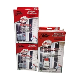 Fuller Full Crystal Window & Glass Cleaner Spray Bottle And 2 Refill Boxes - Picture 1 of 3
