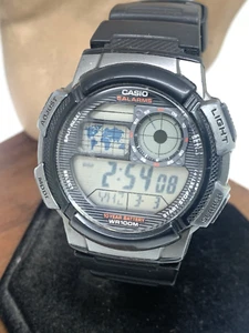 Reloj Hombre Casio AE1000W Negro Resina Digital Cuarzo Deporte Hora Mundial 3198 - Imagen 1 de 14