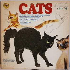 Sid Frank & Judy Stein CATS 1982 Wonderland Records Vinyl LP - Imagen 1 de 3