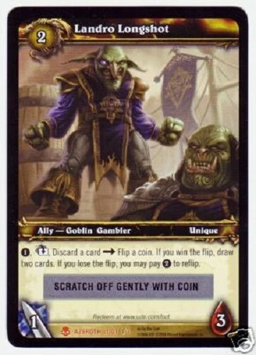 WoW Loot Card - Landro Longshot - Tabard of Flame - Wappenrock der Flamme - Bild 1 von 1