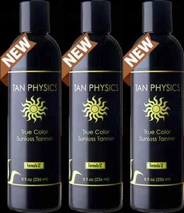 Lot of 3 Tan Physics True Color Sunless Self Tanner Tanning Lotion FRESH STOCK!! - Picture 1 of 1