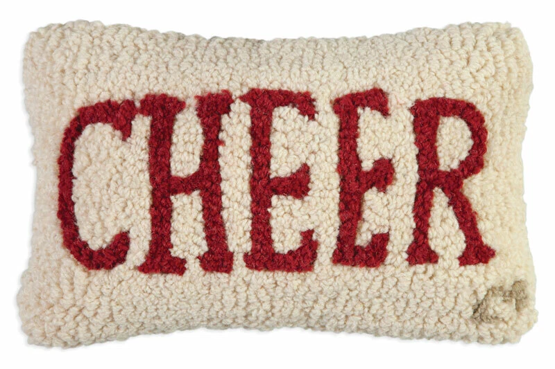 Chandler 4 esquinas - Almohada enganchada Cheer 8" x 12" 167CHEER Foto 1 de 1