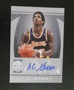 2013-14 Panini Totally Certified AC Green Silver Signatures Autograph