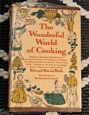 Wonderful World of Cooking Cookbook Edward Harris Heth 1956 HC 1st Vintage - Image 1 of 4