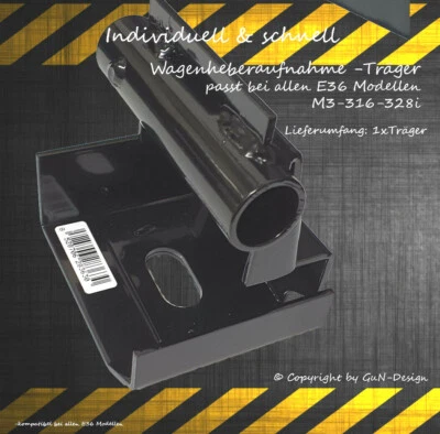 BMW E36 1xcarrier for jack mount in sill fits E36 rear right - Image 1 of 4