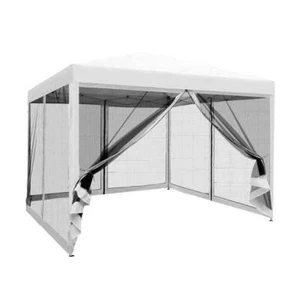 Instahut Gazebo Pop Up Marquee 3x3m Wedding Party Outdoor Camping Tent Canopy Sh - Picture 1 of 8