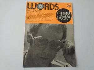 WORDS - RECORD SONG BOOK - OCTOBER 1973 - ELTON JOHN, DAVID ESSEX - Picture 1 of 3