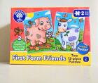 Orchard Toys First Farm Friends - 2 x 12pc Jigsaw Puzzle