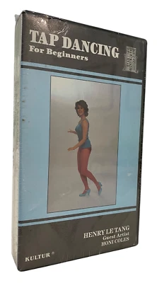 Tap Dancing For Beginners, Kultur, Henry Le Tang, VHS Clamshell,Brand New Sealed - Image 1 of 4
