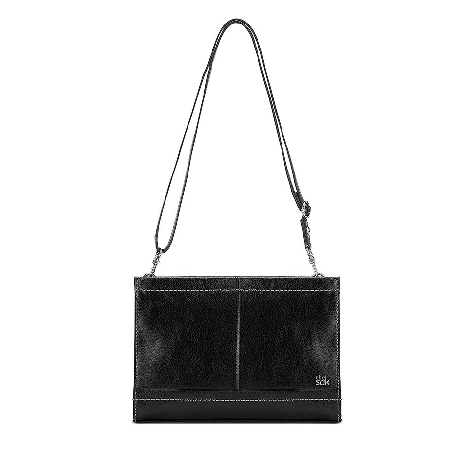 The SAK Iris Demi Clutch Handbag 11 Colors Clutche Black Onyx