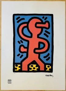 Keith Haring (after)"Untitled 1" Limited Edition(13/150) Off set lithograph - Picture 1 of 6