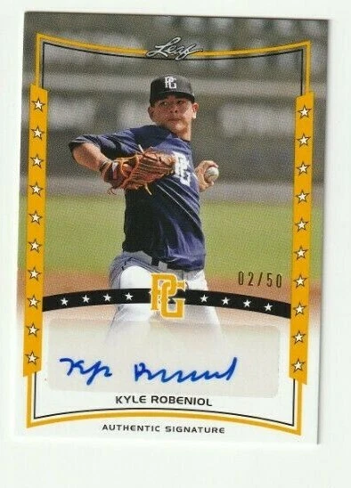 2014 Leaf Perfect Game Kyle Robeniol Autograph Auto Card Oregon, Utah /50 - Image 1 of 1