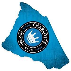 Calcomanía adhesiva troquelada de vinilo resistente a la intemperie Charlotte FC Football Club MLS 03 - Imagen 1 de 1