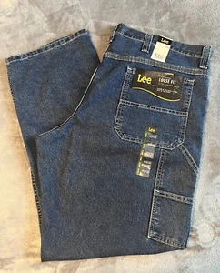 Lee Men's Carpenter Loose Fit Straight Leg Jeans Original Stone Size: 40x32 New - Picture 1 of 9