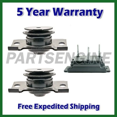 Комплект креплений двигателя и трансмиссии 3x для 2005-2016 Nissan Frontier/Xterra 4,0 л полный привод - K2402 - Изображение 1 из 3