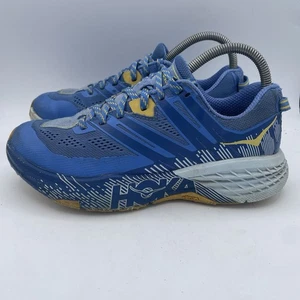 Hoka One One Womens Speedgoat 3 1099734 PBBM Blue Running Shoes Sneakers Sz 7.5 - Picture 1 of 13