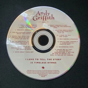 RARE Andy Griffith I Love To Tell The Story 25 Timeless Hymns Music 1996 CD ONLY - Picture 1 of 1