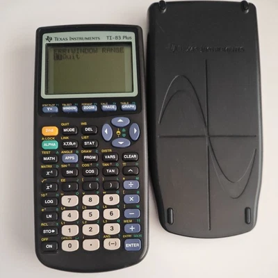 Texas Instruments TI-83 Plus Graphing Calculator with Hard Cover - Working - Image 1 of 3