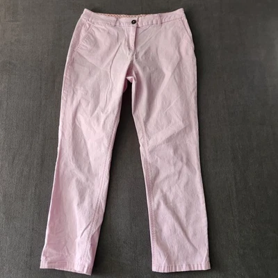 Boden Pants Womens Size 6R Mid Rise Pink Cotton Blend Khaki - Image 1 of 4