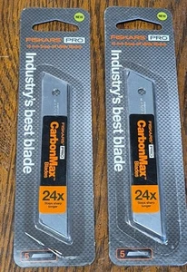 Lot Of 2 Fiskars Utility Knife Replacement Blades 18mm Snap Off Utility 10 Pack. - Picture 1 of 5
