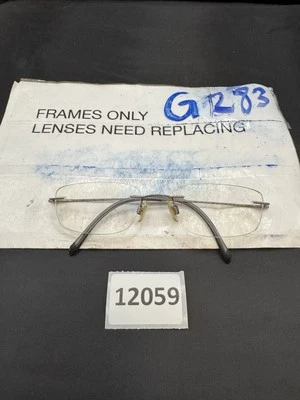 ÓCULOS CHARMANT TITANIUM PERFECTION CH8330 AUTÊNTICO Marrom 51-19 Sem Aro - Imagem 1 de 4