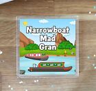 Boating Coaster Gift - Narrowboat Mad * - Cute Funny Novelty Canal Boat Present