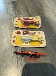 Raro elicottero COIBEL/Superboons DC Comics Superman Batman ex-Corgi junior MOC - Foto 1 di 6