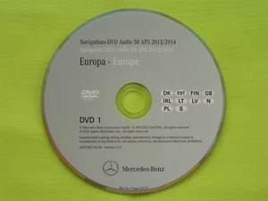 DVD NAVIGATION MERCEDES-BENZ AUDIO 50 APS NORDEUROPA BALTIKUM 2014 A B E GL M R - Bild 1 von 2